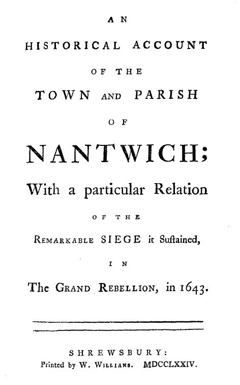 Partridge Title Page