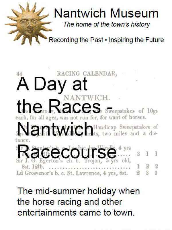 Cover of A Day at the Races, - a leaflet about Nantwich racecourse