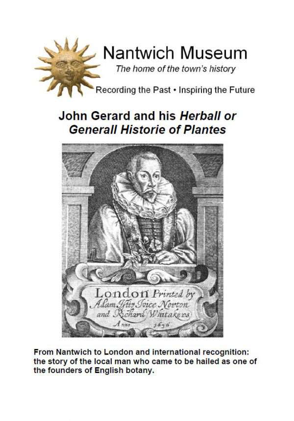 Cover to John Gerard Booklet