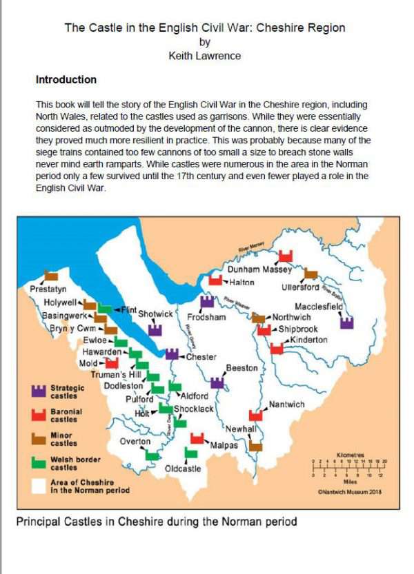 The Castles in the English Civil War - Cheshire Region Introduction