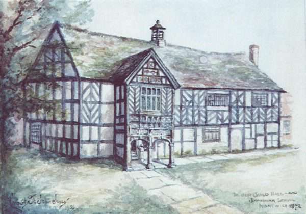 The Old Guild Hall and Grammar School 1872 By Herbert St John Jones