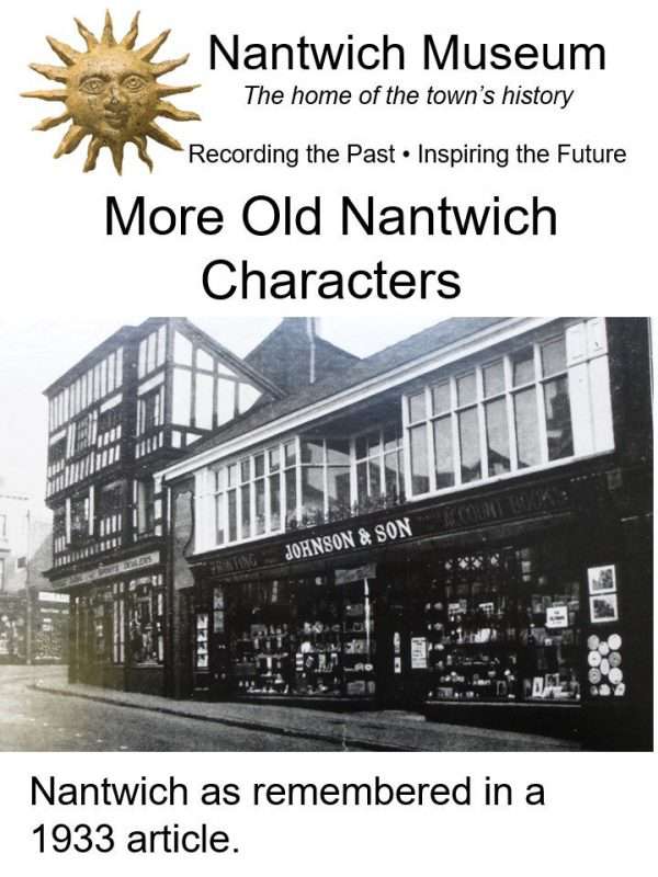 Cover of More Old Nantwich Characters booklet