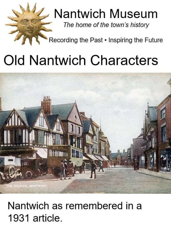 Cover to booklet about Old Nantwich Characters