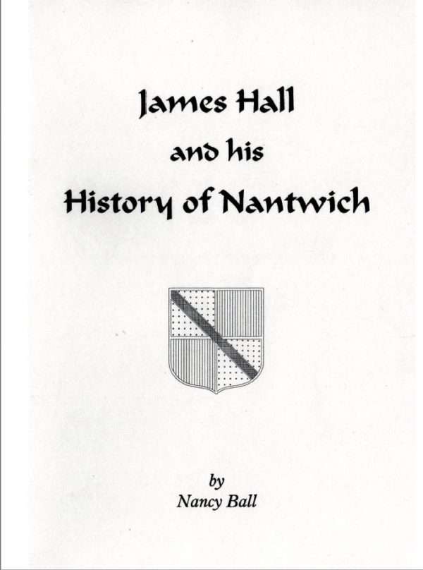 Cover to Hall's History of Nnatwich by Nancy Ball