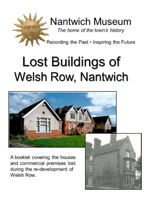 Cover of Lost Buildings of Welsh Row, Nantwich, booklet