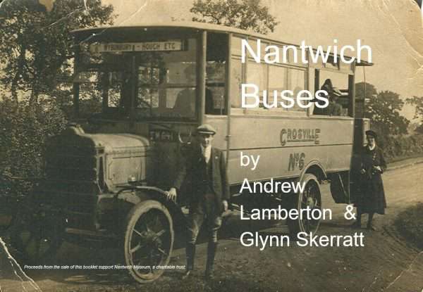 Cover of booklet about Nantwich Buses