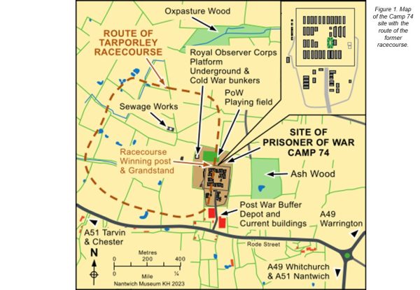 Plan of POW Camp 74 and Satelittes