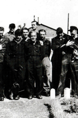 German prisoners of war at Racecourse Camp 74, Tarporley