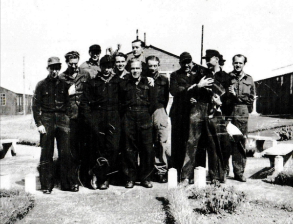 German prisoners of war at Racecourse Camp 74, Tarporley